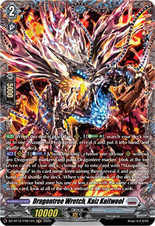 Dragontree Wretch, Kaiz Kaitwool (FR), DZ-BT12: Chasm of Lost Souls DZ-BT12/FR21EN