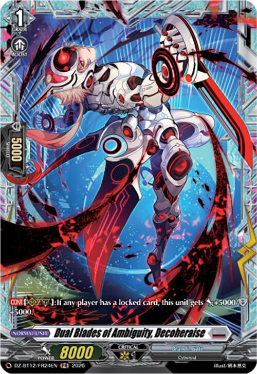 Dual Blades of Ambiguity, Decoheraise (FR), DZ-BT12: Chasm of Lost Souls DZ-BT12/FR24EN
