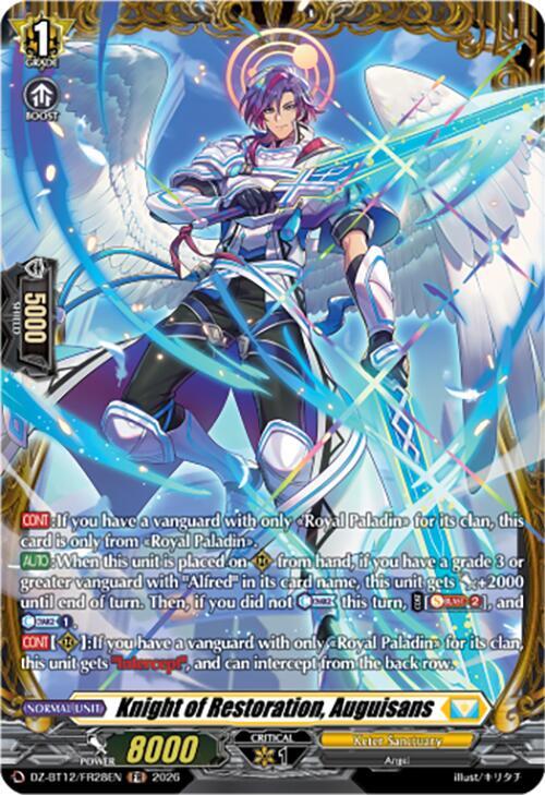 Knight of Restoration, Auguisans (FR), DZ-BT12: Chasm of Lost Souls DZ-BT12/FR28EN