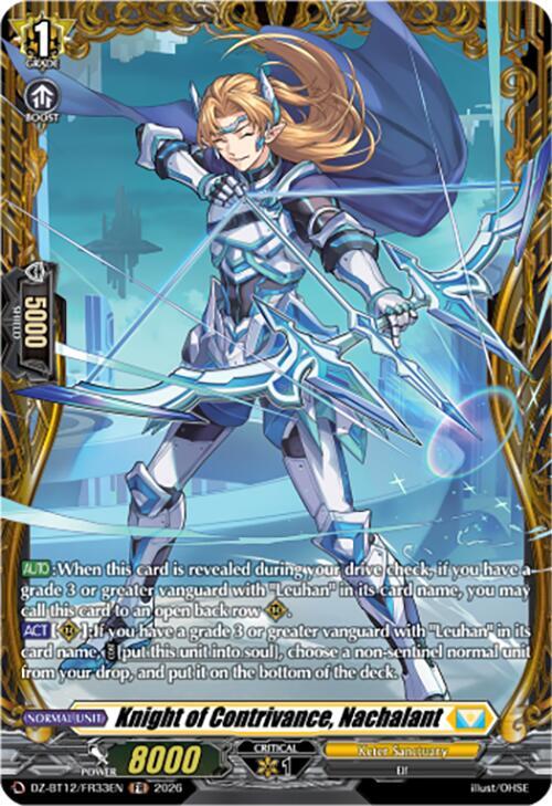 Knight of Contrivance, Nachalant (FR), DZ-BT12: Chasm of Lost Souls DZ-BT12/FR33EN
