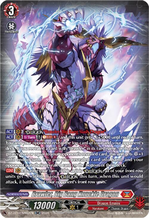 Brawler, Big Bang Knuckle Dragon (SR), DZ-BT12: Chasm of Lost Souls DZ-BT12/SR02EN