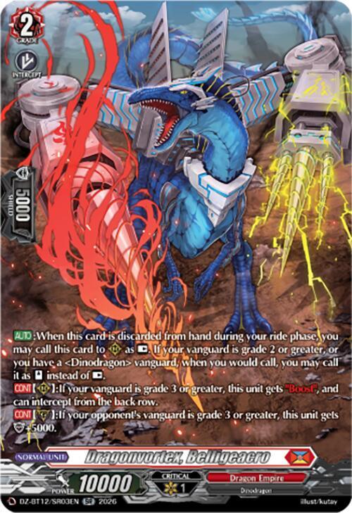 Dragonvortex, Belligeacro (SR), DZ-BT12: Chasm of Lost Souls DZ-BT12/SR03EN