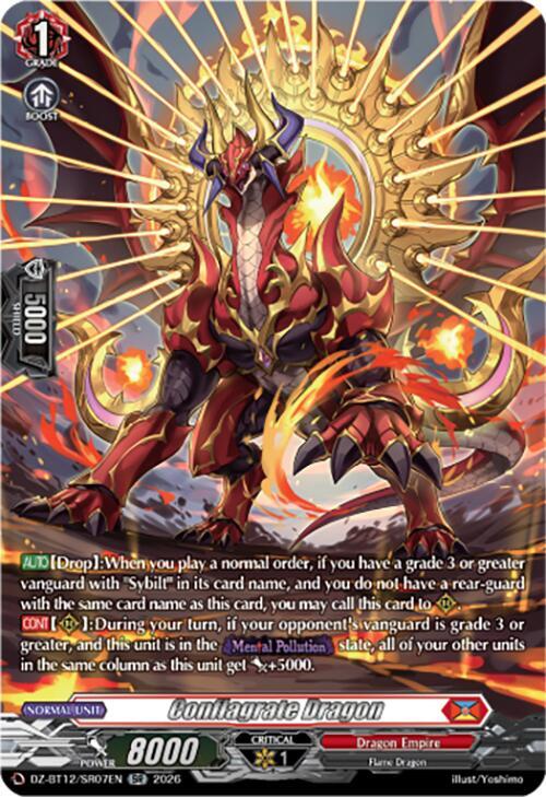 Conflagrate Dragon (SR), DZ-BT12: Chasm of Lost Souls DZ-BT12/SR07EN