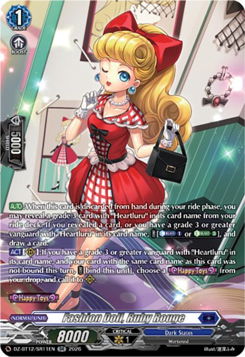 Fashion Doll, Ruby Rouge (SR), DZ-BT12: Chasm of Lost Souls DZ-BT12/SR11EN