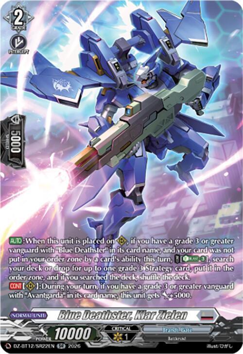 Blue Deathster, Klar Zielen (SR), DZ-BT12: Chasm of Lost Souls DZ-BT12/SR22EN