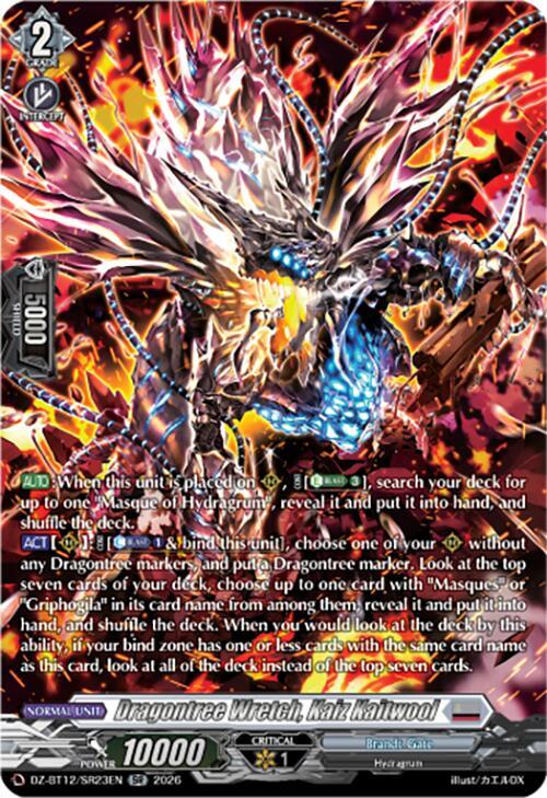Dragontree Wretch, Kaiz Kaitwool (SR), DZ-BT12: Chasm of Lost Souls DZ-BT12/SR23EN
