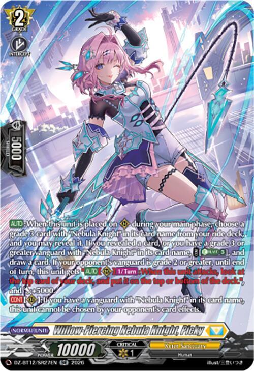 Willow-Piercing Nebula Knight, Picky (SR), DZ-BT12: Chasm of Lost Souls DZ-BT12/SR27EN
