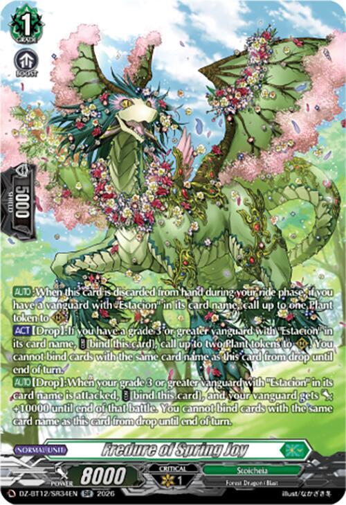 Fredure of Spring Joy (SR), DZ-BT12: Chasm of Lost Souls DZ-BT12/SR34EN