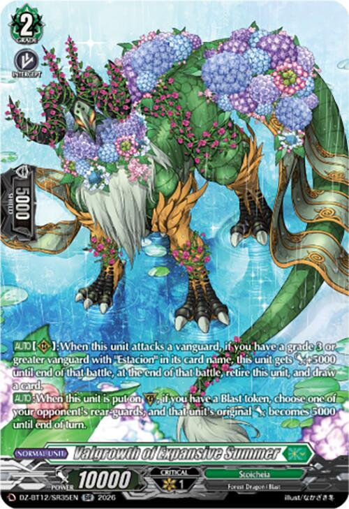 Valgrowth of Expansive Summer (SR), DZ-BT12: Chasm of Lost Souls DZ-BT12/SR35EN