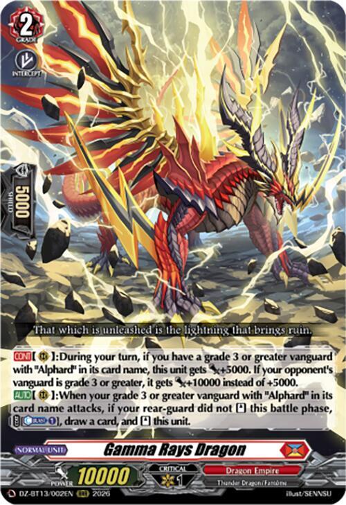 Gamma Rays Dragon, DZ-BT13: Parallactic Clash DZ-BT13/002EN