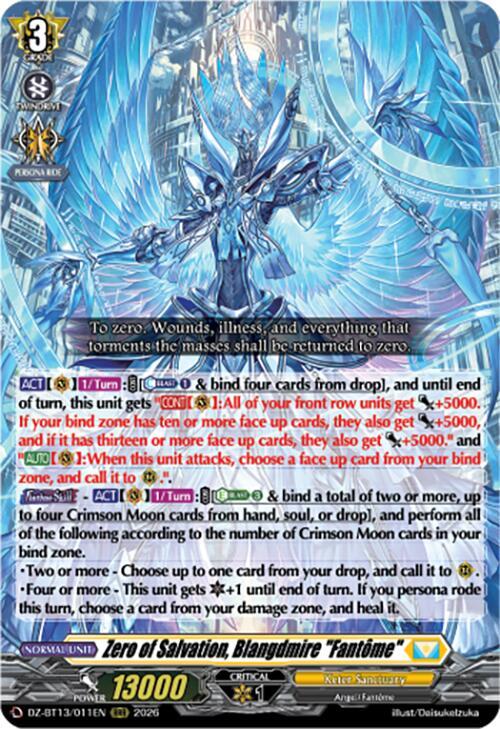 Zero of Salvation, Blangdmire "Fantome", DZ-BT13: Parallactic Clash DZ-BT13/011EN