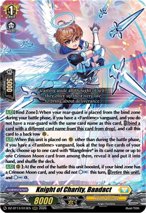 Knight of Charity, Baadact, DZ-BT13: Parallactic Clash DZ-BT13/013EN