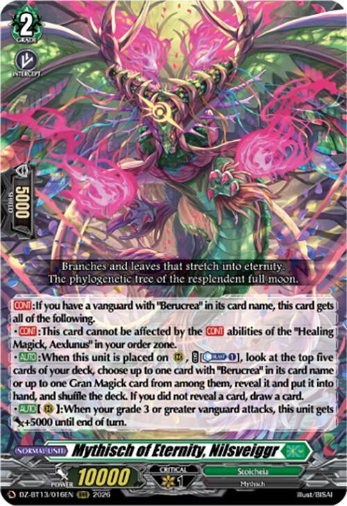 Mythisch of Eternity, Nilsveiggr, DZ-BT13: Parallactic Clash DZ-BT13/016EN