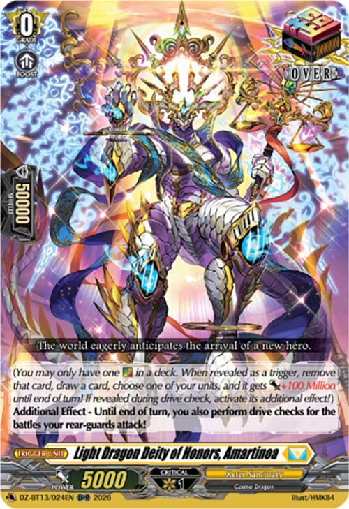 Light Dragon Deity of Honors, Amartinoa, DZ-BT13: Parallactic Clash DZ-BT13/024EN