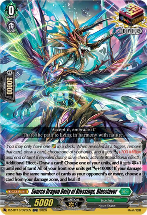 Source Dragon Deity of Blessings, Blessfavor, DZ-BT13: Parallactic Clash DZ-BT13/025EN