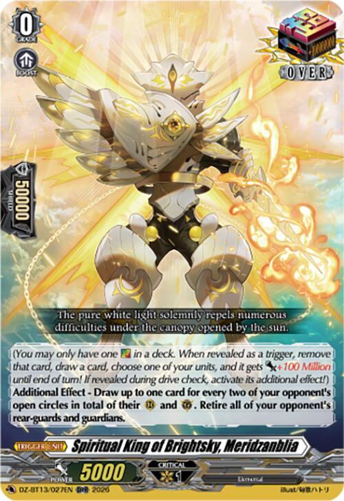 Spiritual King of Brightsky, Meridzanblia, DZ-BT13: Parallactic Clash DZ-BT13/027EN