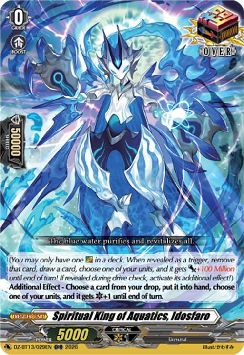 Spiritual King of Aquatics, Idosfaro, DZ-BT13: Parallactic Clash DZ-BT13/029EN