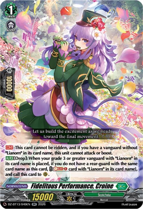 Fidelitous Performance, Croine, DZ-BT13: Parallactic Clash DZ-BT13/049EN