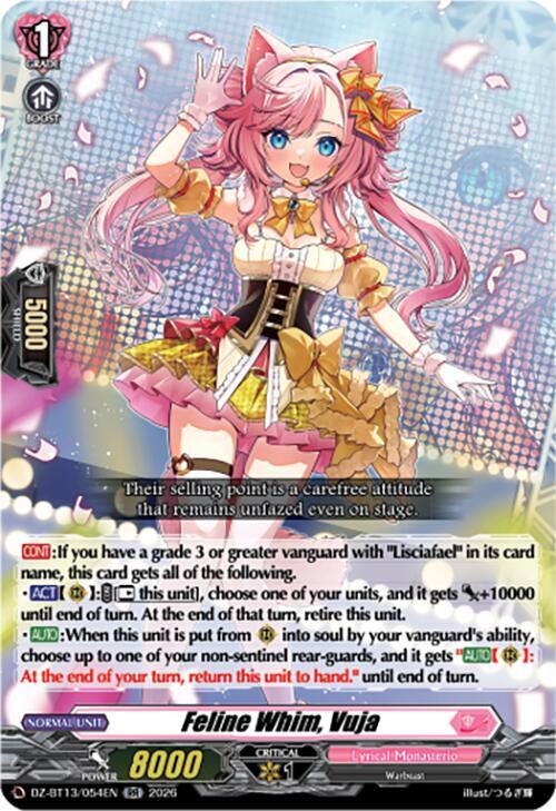Feline Whim, Vuja, DZ-BT13: Parallactic Clash DZ-BT13/054EN