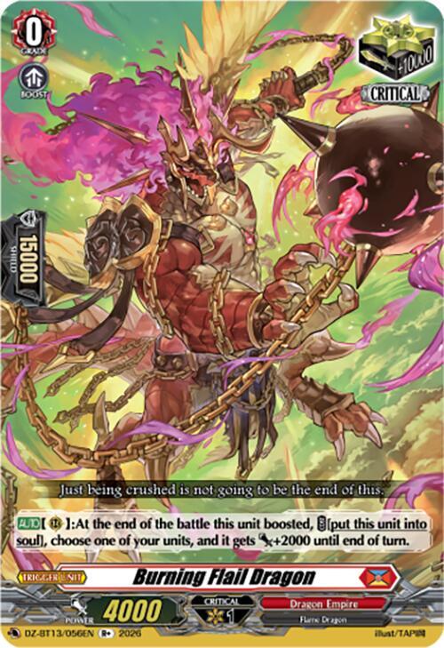Burning Flail Dragon, DZ-BT13: Parallactic Clash DZ-BT13/056EN
