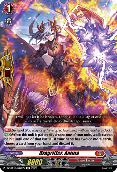 Dragritter, Amina, DZ-BT13: Parallactic Clash DZ-BT13/078EN