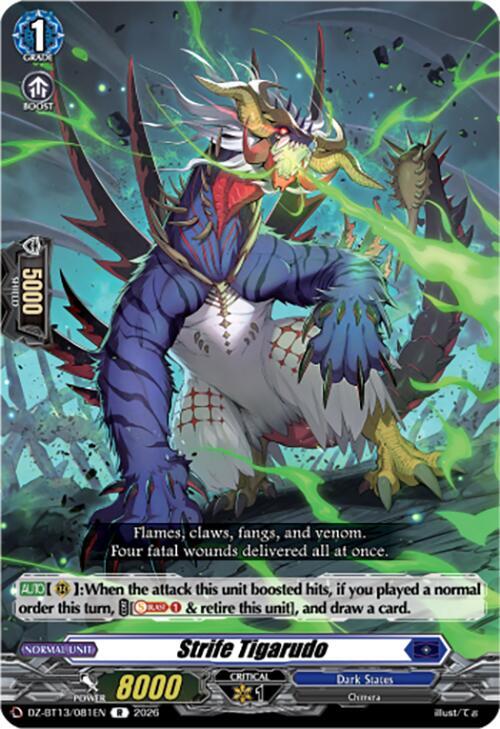 Strife Tigarudo, DZ-BT13: Parallactic Clash DZ-BT13/081EN