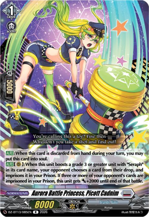 Aurora Battle Princess, Picott Cadnim, DZ-BT13: Parallactic Clash DZ-BT13/085EN