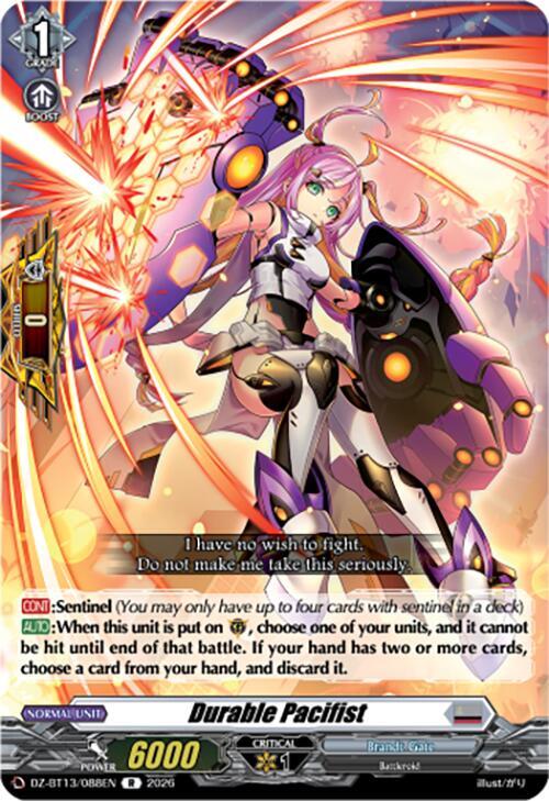 Durable Pacifist, DZ-BT13: Parallactic Clash DZ-BT13/088EN