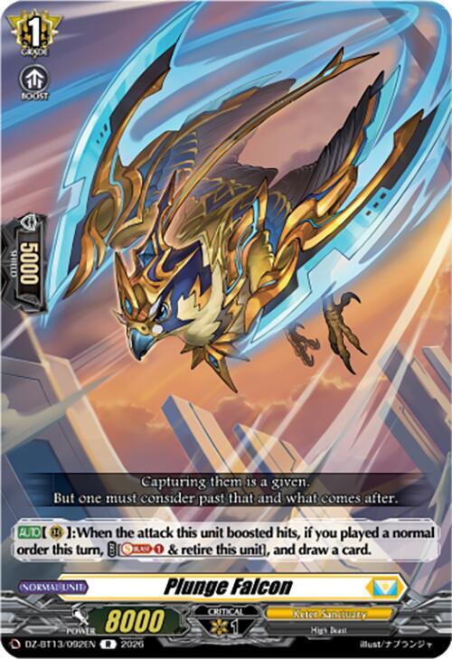 Plunge Falcon, DZ-BT13: Parallactic Clash DZ-BT13/092EN