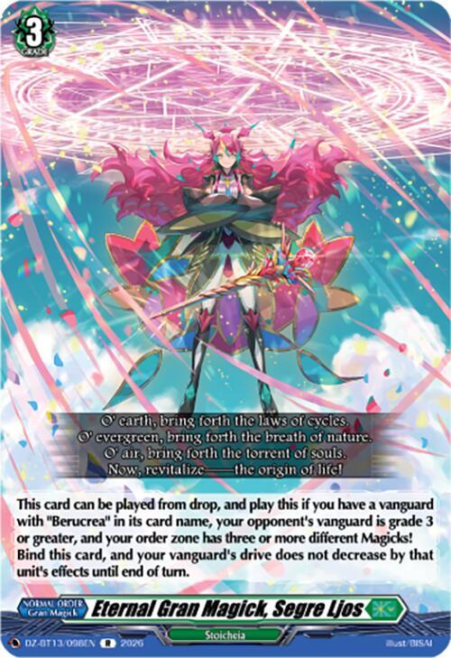 Eternal Gran Magick, Segre Ljos, DZ-BT13: Parallactic Clash DZ-BT13/098EN