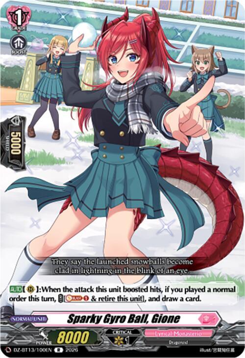 Sparky Gyro Ball, Gione, DZ-BT13: Parallactic Clash DZ-BT13/100EN