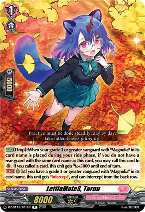 LettiaMateS, Tarnu, DZ-BT13: Parallactic Clash DZ-BT13/101EN