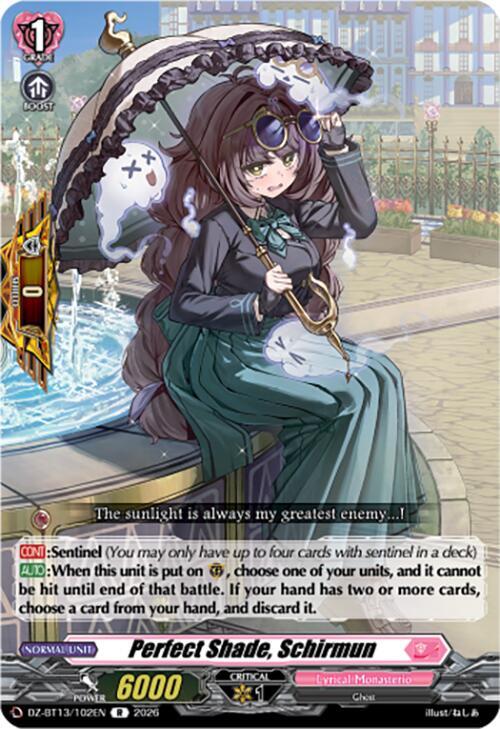 Perfect Shade, Schirmun, DZ-BT13: Parallactic Clash DZ-BT13/102EN