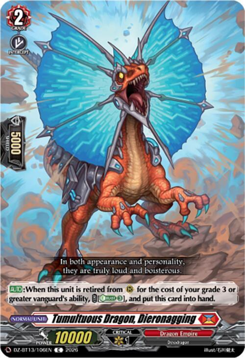 Tumultuous Dragon, Dieronagging, DZ-BT13: Parallactic Clash DZ-BT13/106EN