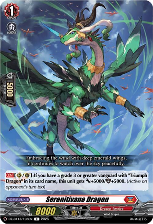 Serenitivane Dragon, DZ-BT13: Parallactic Clash DZ-BT13/108EN