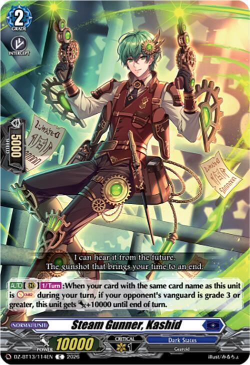 Steam Gunner, Kashid, DZ-BT13: Parallactic Clash DZ-BT13/114EN