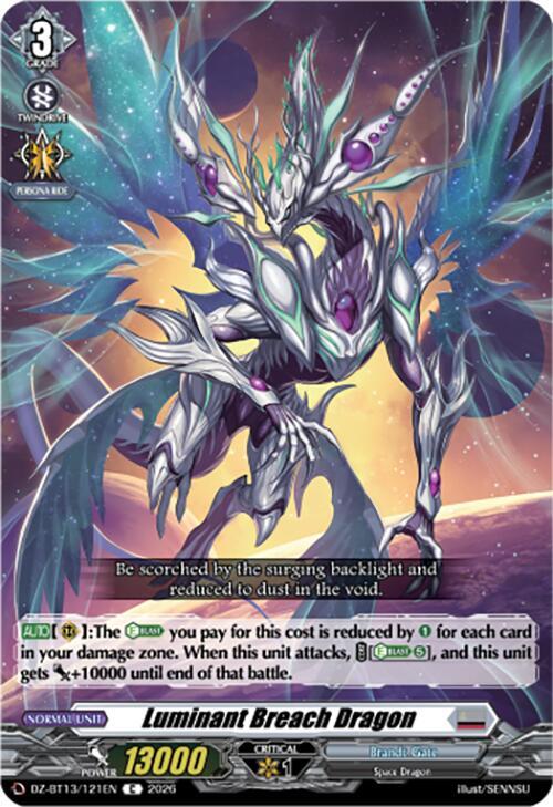 Luminant Breach Dragon, DZ-BT13: Parallactic Clash DZ-BT13/121EN