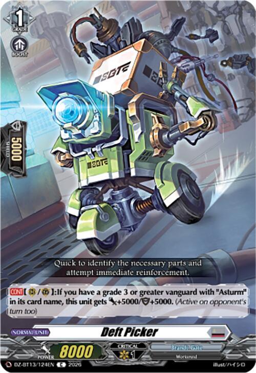 Deft Picker, DZ-BT13: Parallactic Clash DZ-BT13/124EN
