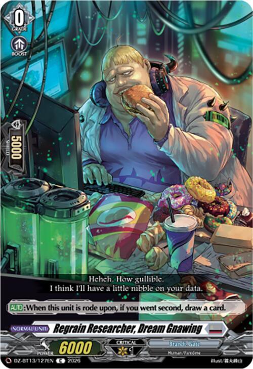 Regrain Researcher, Dream Gnawing, DZ-BT13: Parallactic Clash DZ-BT13/127EN