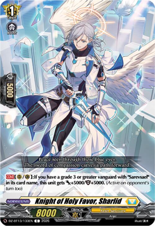 Knight of Holy Favor, Sharlid, DZ-BT13: Parallactic Clash DZ-BT13/133EN