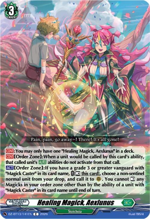 Healing Magick, Aexlunus, DZ-BT13: Parallactic Clash DZ-BT13/141EN