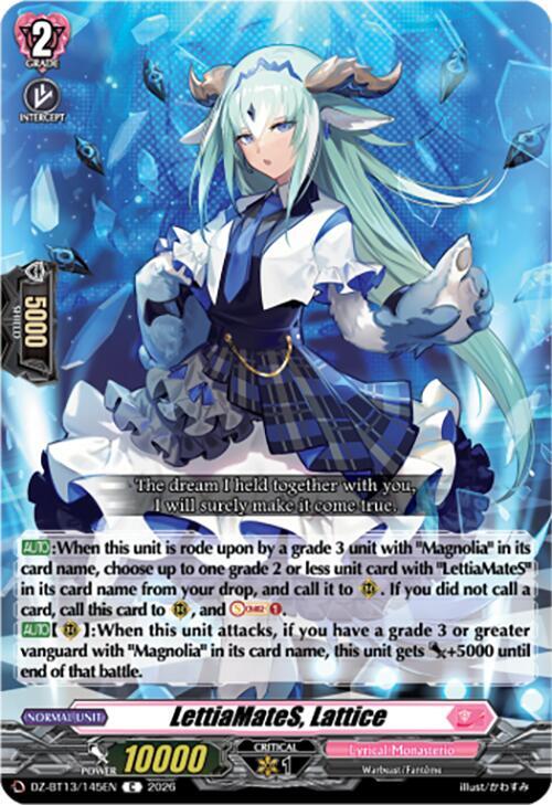 LettiaMateS, Lattice, DZ-BT13: Parallactic Clash DZ-BT13/145EN