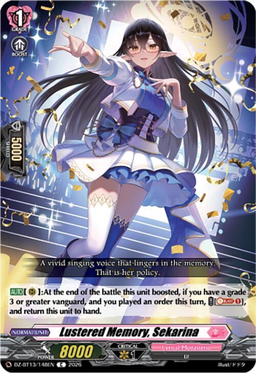 Lustered Memory, Sekarina, DZ-BT13: Parallactic Clash DZ-BT13/148EN