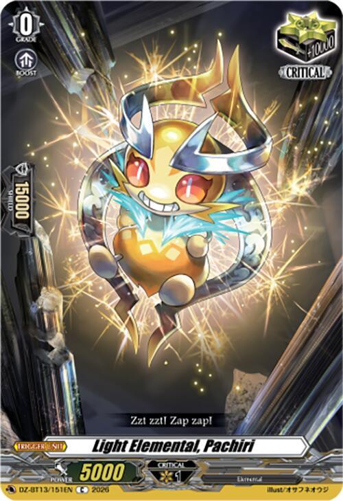 Light Elemental, Pachiri, DZ-BT13: Parallactic Clash DZ-BT13/151EN