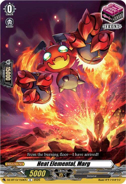 Heat Elemental, Marg, DZ-BT13: Parallactic Clash DZ-BT13/153EN