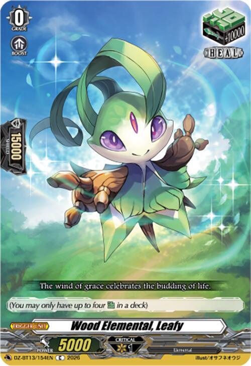 Wood Elemental, Leafy, DZ-BT13: Parallactic Clash DZ-BT13/154EN