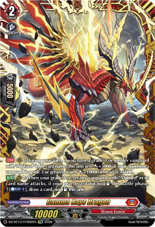 Gamma Rays Dragon (FFR), DZ-BT13: Parallactic Clash DZ-BT13/FFR02EN