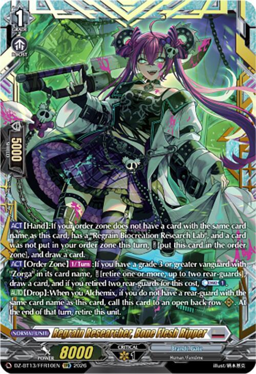 Regrain Researcher, Bone Flesh Ripper (FFR), DZ-BT13: Parallactic Clash DZ-BT13/FFR10EN