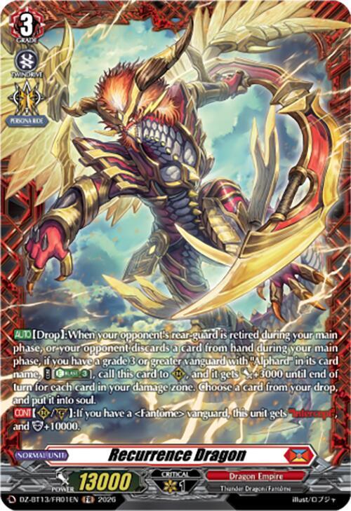 Recurrence Dragon (FR), DZ-BT13: Parallactic Clash DZ-BT13/FR01EN
