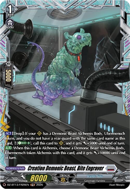 Creation Demonic Beast, Bite Engraver (FR), DZ-BT13: Parallactic Clash DZ-BT13/FR26EN